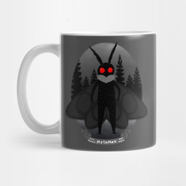 Mothman! Travel Plaque by Meowlentine